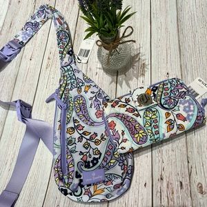 NWT Vera Bradley Maddalena Paisley Soft Sling and Turnlock Wallet!
